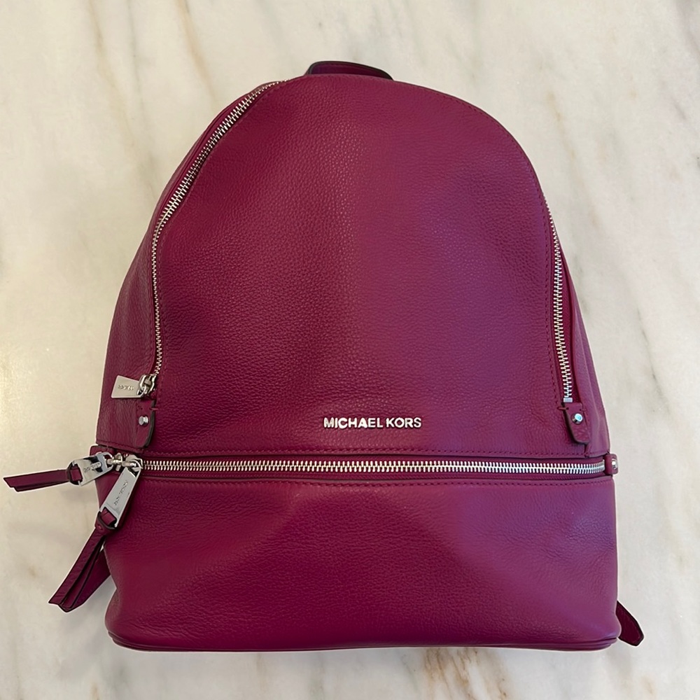 Michael Kors leather backpack